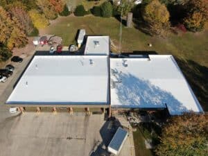 commercial roofing - wake new hope fire department